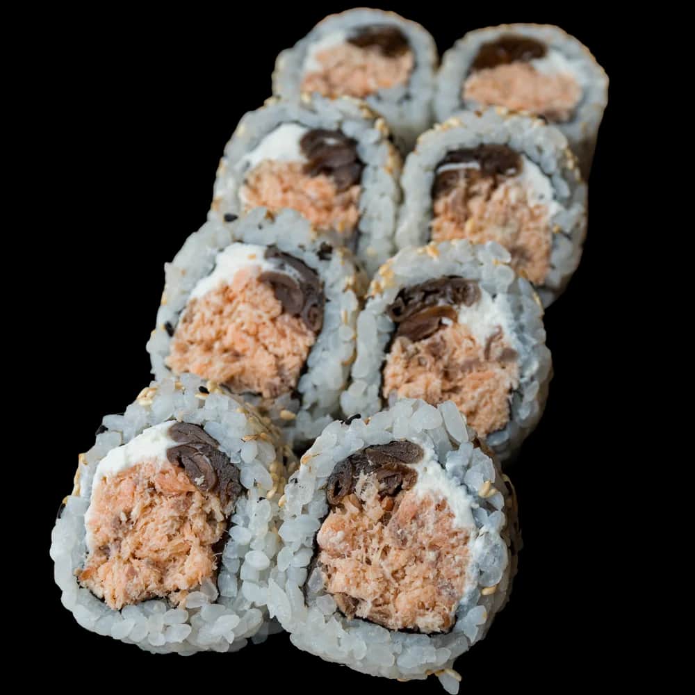 California Maki (8 szt.) – Łosoś pieczony, serek, kanpyo
