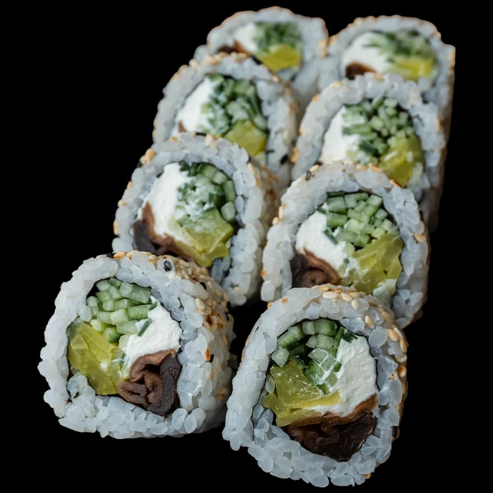 California Maki (8 szt.) – Wege: serek, ogórek, oshinko, kanpyo