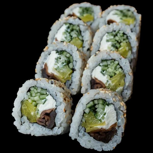 California Maki (8 szt.) – Wege: serek, ogórek, oshinko, kanpyo