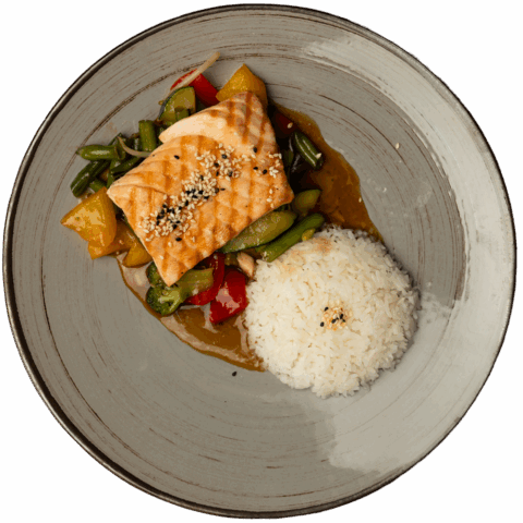 Łosoś Teriyaki (Kids Menu)