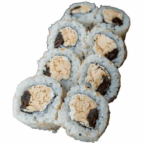 California Maki (8 szt.) - Maślana pieczona, serek, kanpyo