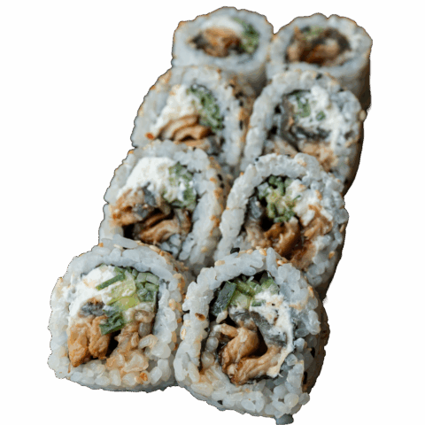 California Maki (8 szt.) - Węgorz, serek, ogórek