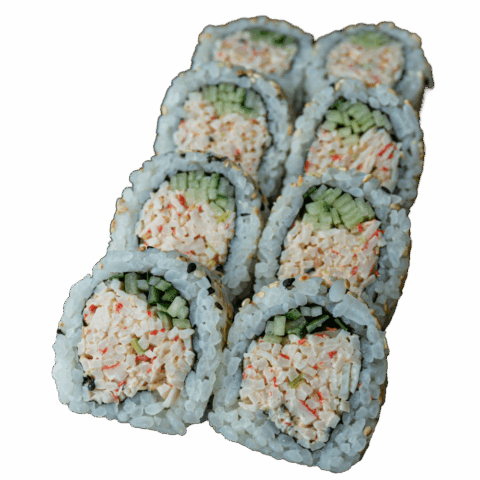 California Maki (8 szt.) - Sałatka surimi, ogórek