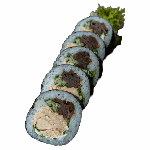 Futomaki – Maślana pieczona, serek, ogórek, kanpyo (6 szt.)