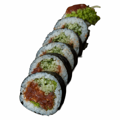 Futomaki – Tatar z tuńczyka, ogórek (6 szt.)