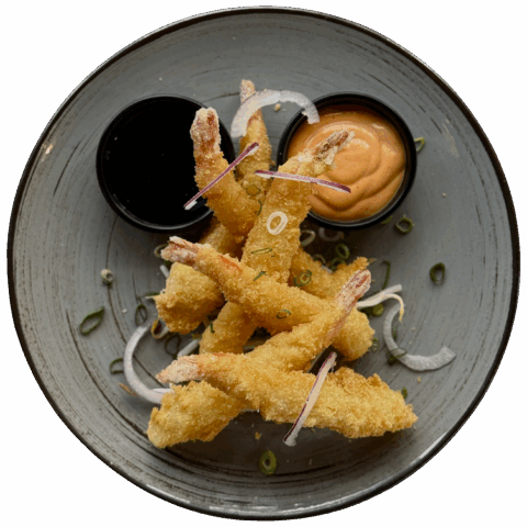 Krewetki w tempurze (6 szt.)