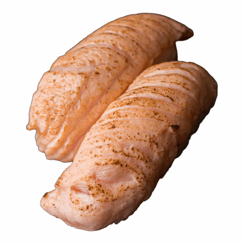 Nigiri – Opiekany łosoś (2 szt.)